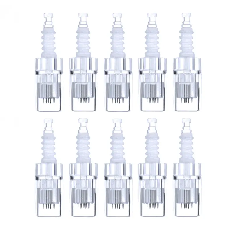10 Stuks vervangende cartridges voor de micronaaldpen en 12 naalden