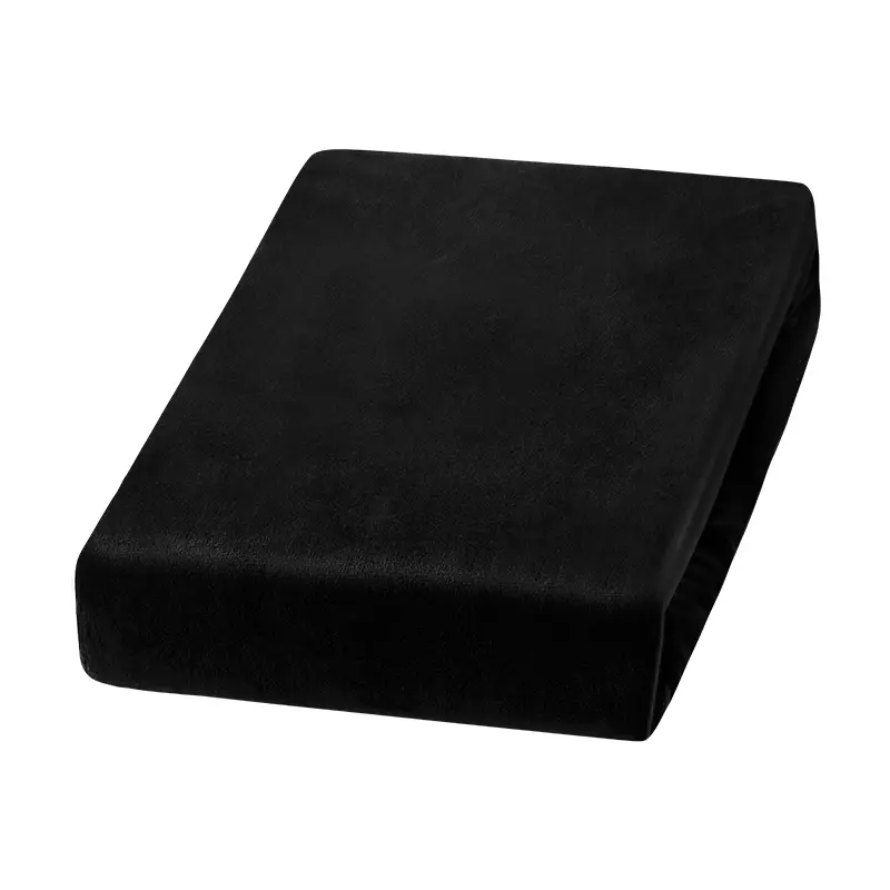 ZWART WELUR-BLAD