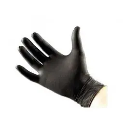 Zwarte handschoenen nitrile
